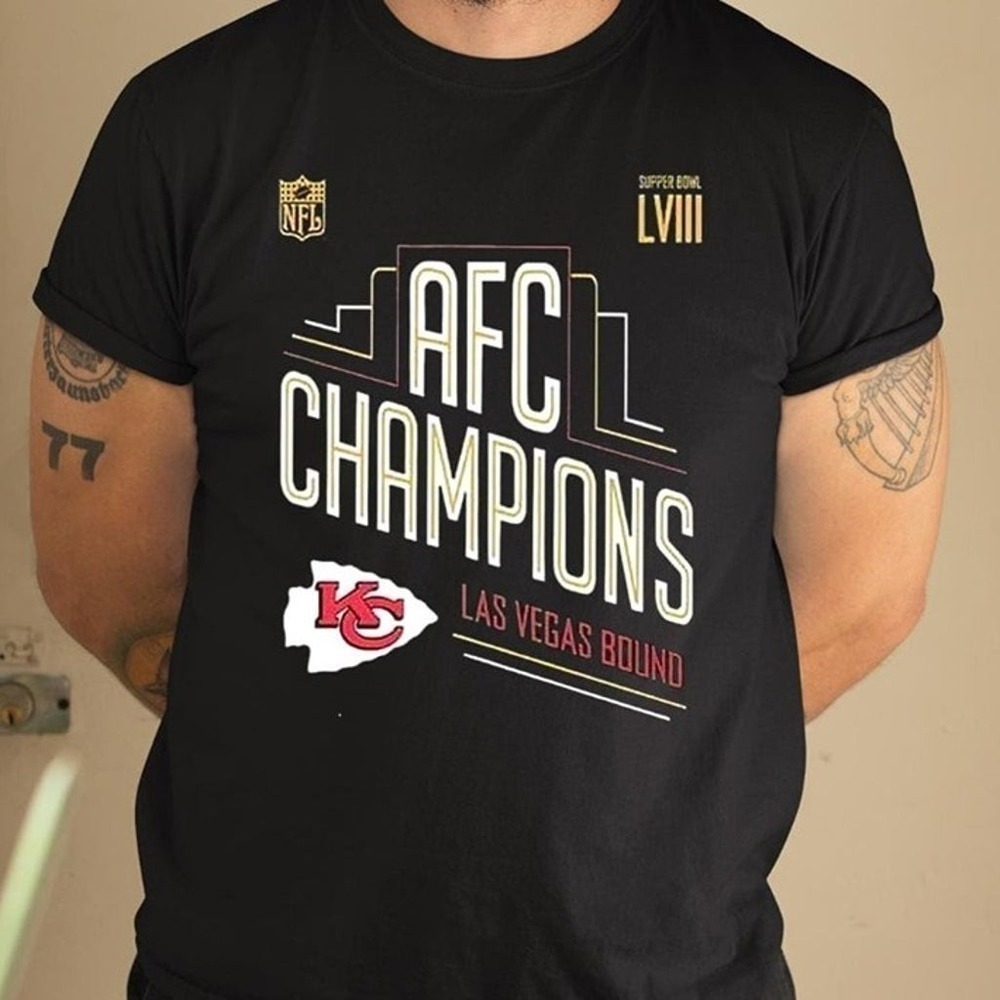 Chiefs AFC Championship Football Fan Graphic Unisex T-Shirt